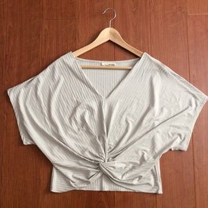june & hudson - gray top